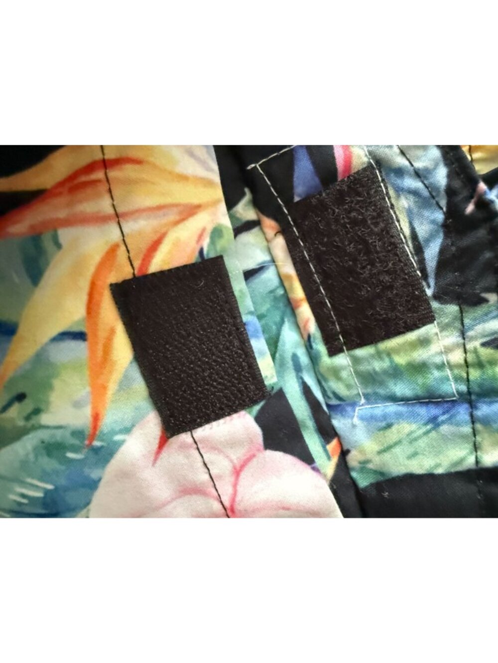 TRUNKS Mens Tropical Floral Print Swim Board Shorts Mesh Lining Elastic Waist XL - Picture 7 of 10